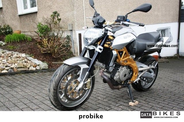 Motordrome Design Gloss Black Belly Pan / Engine Spoiler For Aprilia Shiver 750 (2007-2012)