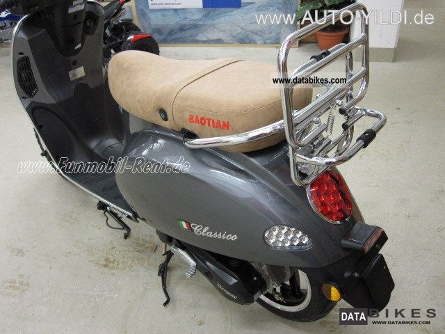 2011 Baotian Classico 50 45s retro scooter Vespa LX-in look