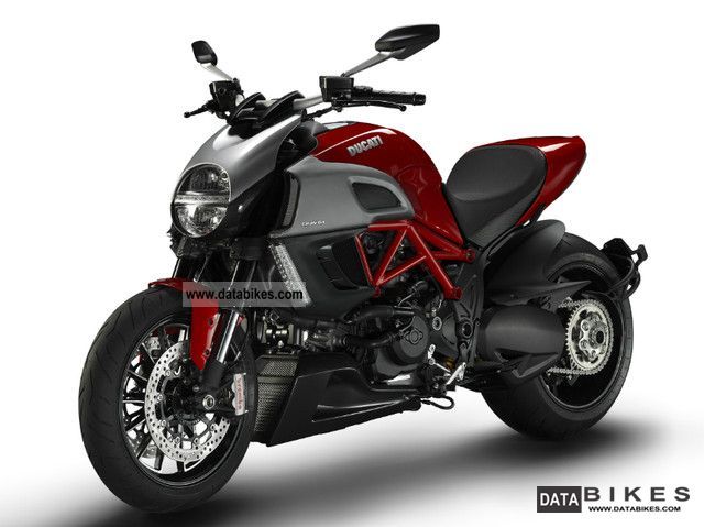 2012 Ducati  Diavel ABS red Motorcycle Naked Bike photo