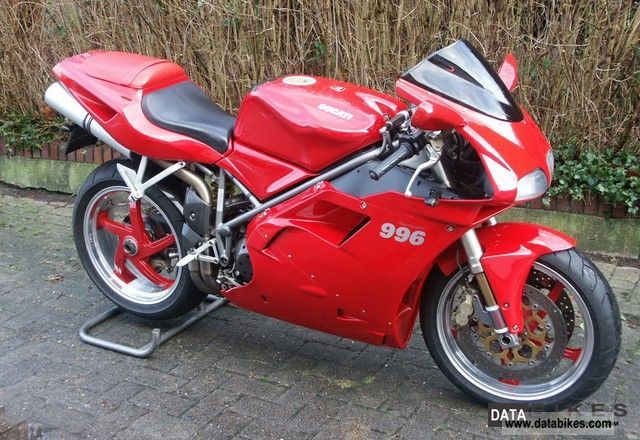 2000 Ducati  996 Biposto in red Motorcycle Sports/Super Sports Bike photo