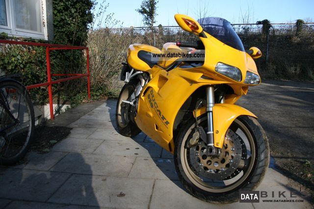 1998 Ducati  916 S Biposto yellow Motorcycle Sports/Super Sports Bike photo