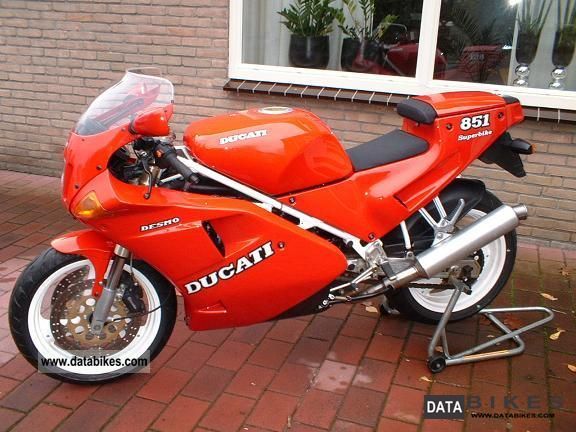 1991 Ducati  851 Motorcycle Sports/Super Sports Bike photo