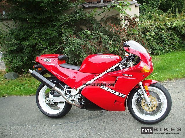 1991 Ducati  851 S3 Motorcycle Sports/Super Sports Bike photo