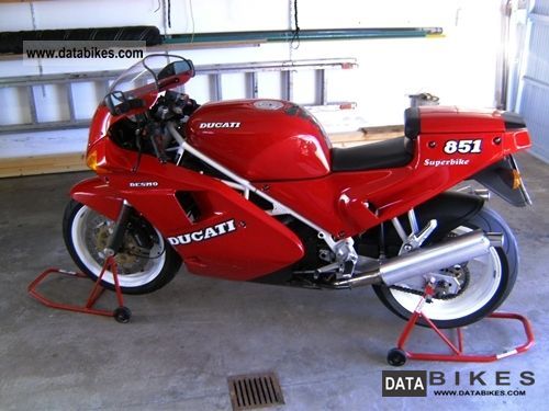 1991 Ducati  851S3 Motorcycle Sports/Super Sports Bike photo