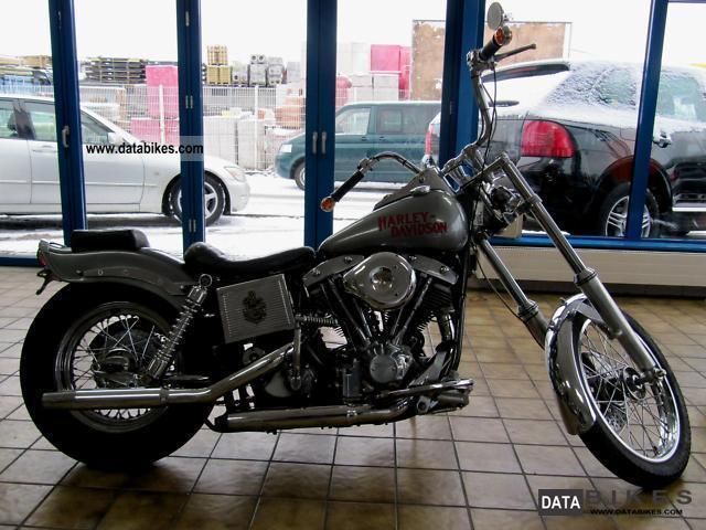 Harley Davidson  FL conversion top technology 1972 Vintage, Classic and Old Bikes photo