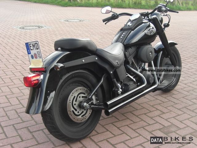 2003 Harley Davidson  Fat Boy black black black Motorcycle Chopper/Cruiser photo