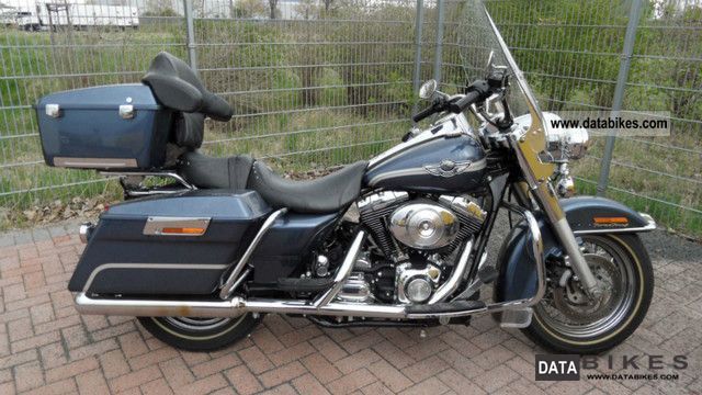 2003 Harley Davidson  Road King 100 years Harley with Case & Top Case Motorcycle Tourer photo
