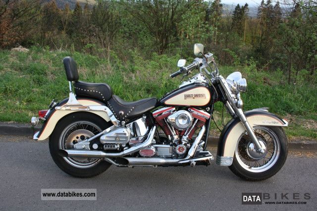 1989 Harley Davidson  FLSTC Heritage Softail Classic Motorcycle Chopper/Cruiser photo