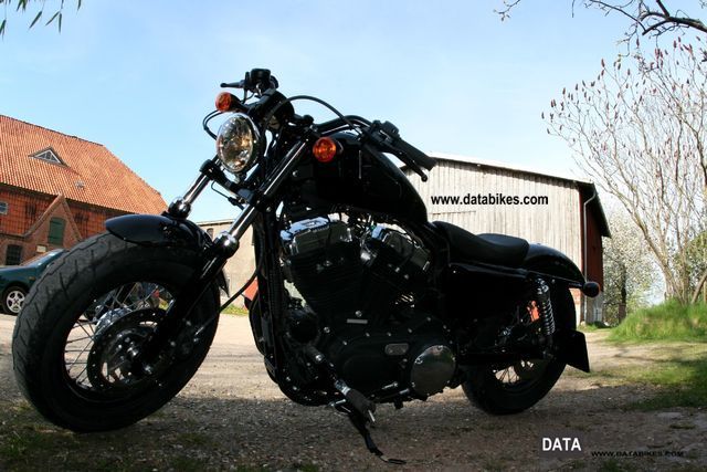 2012 Harley Davidson  Sportster Forty-Eight (tank complete. Black) Motorcycle Motorcycle photo