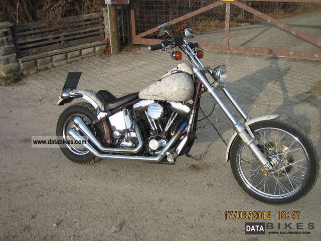1986 Harley Davidson  Softail Custom Softail EVO Motorcycle Chopper/Cruiser photo