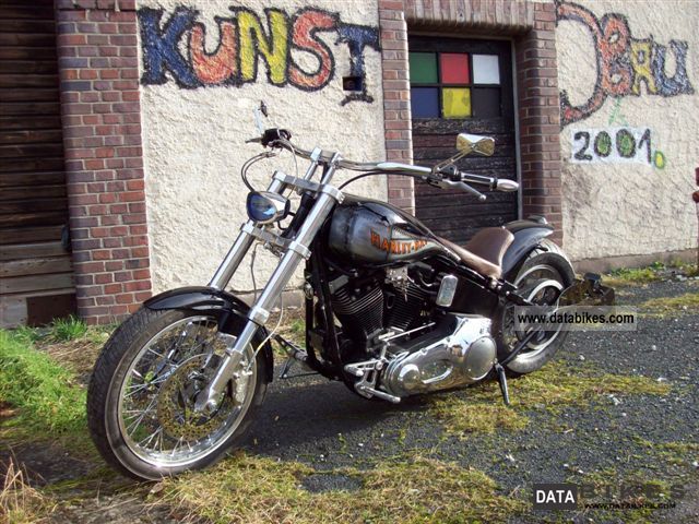 1999 Harley Davidson  FXST Motorcycle Chopper/Cruiser photo