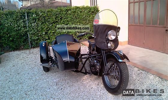 1937 Harley Davidson flathead ul le sidecar 1937