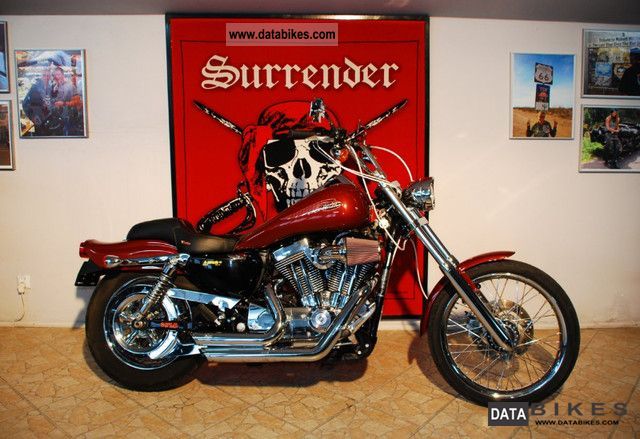 2009 Harley Davidson  SPORTSTER XL1200 CUSTOM Motorcycle Chopper/Cruiser photo