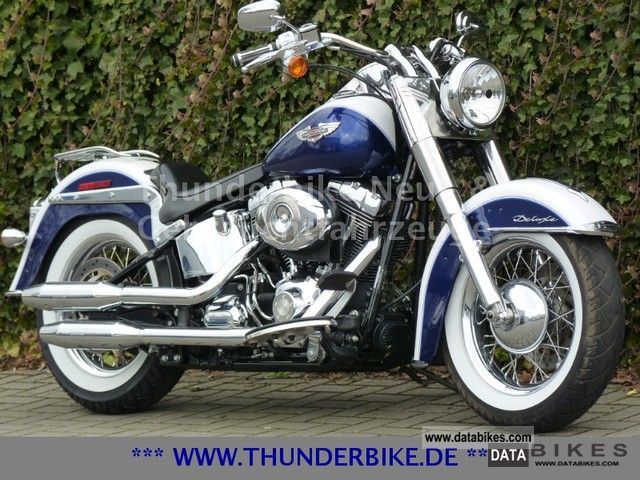 2008 Harley Davidson  FLSTN Softail Deluxe - two-tone paint Motorcycle Chopper/Cruiser photo