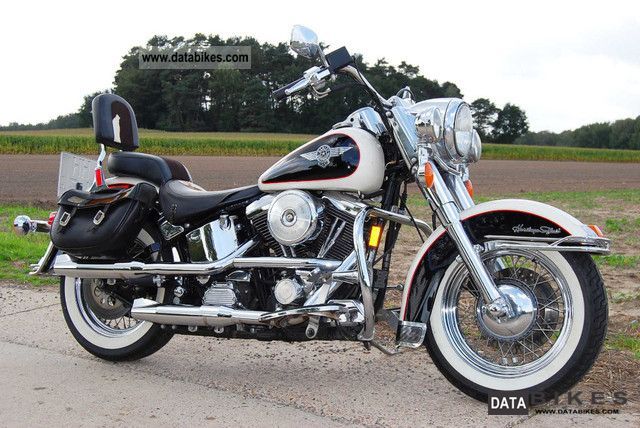 1993 Harley Davidson  Moo Ltd. Glide Heritage Softail. Edition Motorcycle Chopper/Cruiser photo