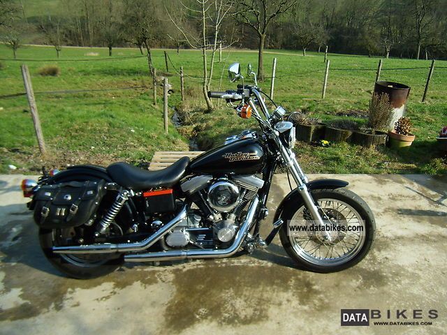 1997 Harley Davidson  Dyna Super Glide Motorcycle Chopper/Cruiser photo