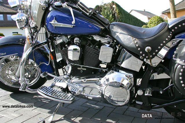 1994 Harley Davidson  FLST Heritage Motorcycle Chopper/Cruiser photo