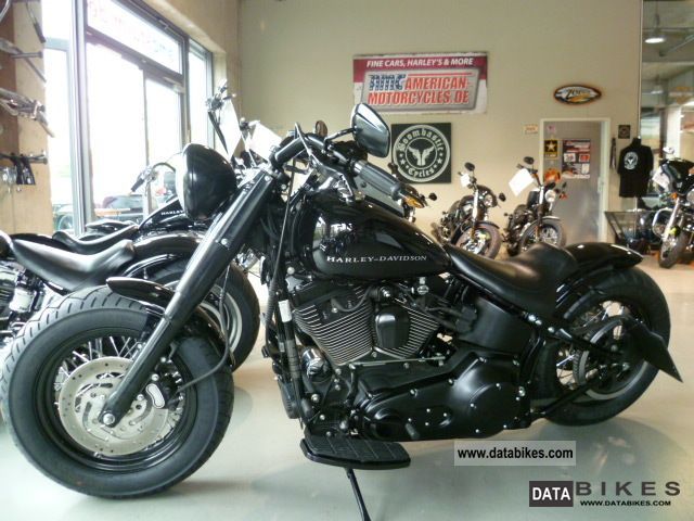 2006 Harley Davidson  Fat Boy 200 Black-he bobber custom transformation Motorcycle Chopper/Cruiser photo