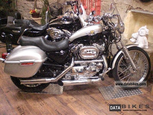 2002 Harley Davidson  Sportster 1200 XL Custom Motorcycle Chopper/Cruiser photo