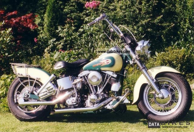 1958 Harley Davidson  FXWG Motorcycle Chopper/Cruiser photo