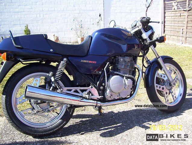 1987 Honda  XBR 500 Motorcycle Motorcycle photo