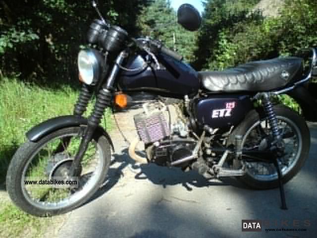 1990 Mz  ETZ 125cm Motorcycle Lightweight Motorcycle/Motorbike photo