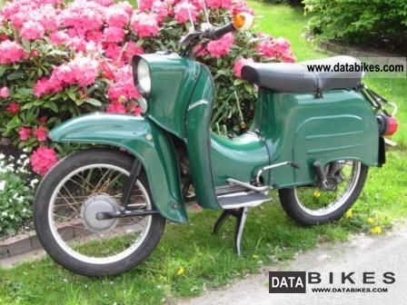 1985 Simson  Schwalbe KR51 / 2 E 85 4 speed BJ Motorcycle Scooter photo