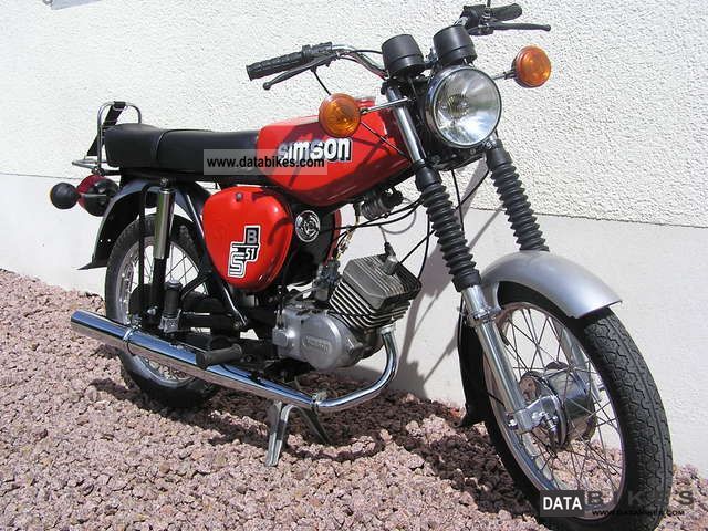 1985 Simson  S51 Electronics / / Vertu / / Papers / / Motorcycle Motor-assisted Bicycle/Small Moped photo