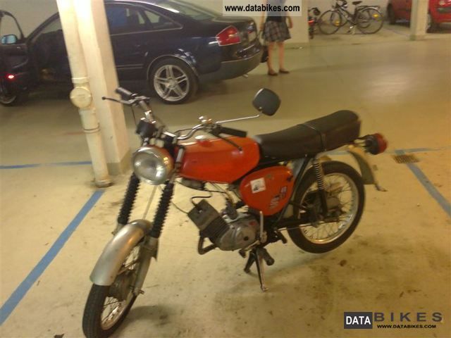 1986 Simson  B1-4 Motorcycle Motor-assisted Bicycle/Small Moped photo