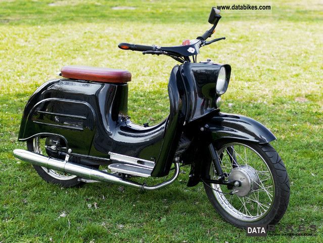 thumbnail image 2 of Long-Performance Seat For Simson Schwalbe KR51 - Black PU Leather With Alcantara & Silver Stitching 2 of 3