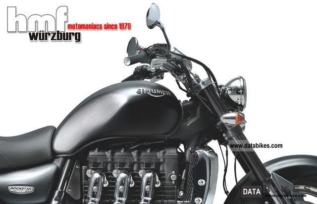 2011 Triumph  Rocket Roadster ABS | matt white | ger model Motorcycle Chopper/Cruiser photo