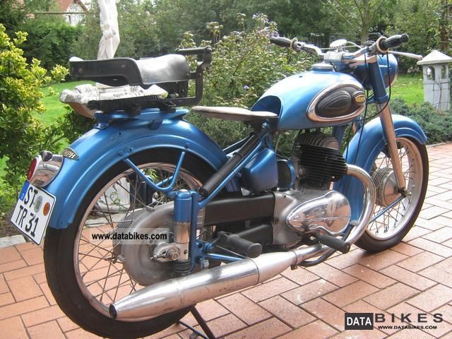 1956 Bmw 250 motorcycle #3
