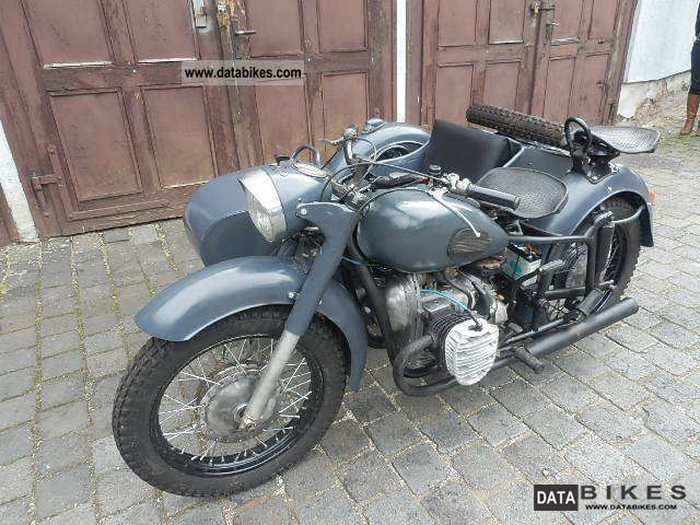 1958 Other  Dnepr K 750 team with German car letter Motorcycle Combination/Sidecar photo