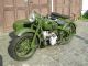 Ural  M72 team with German car letter 1949 Combination/Sidecar photo