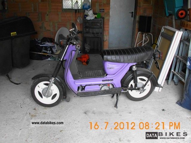 1980 Simson  SR 50/1 Motorcycle Motor-assisted Bicycle/Small Moped photo