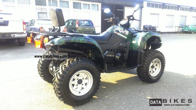 2011 CFMOTO  Atlas 500 4x4L, AHK, Seilw, LOF, slide, like new! Motorcycle Quad photo