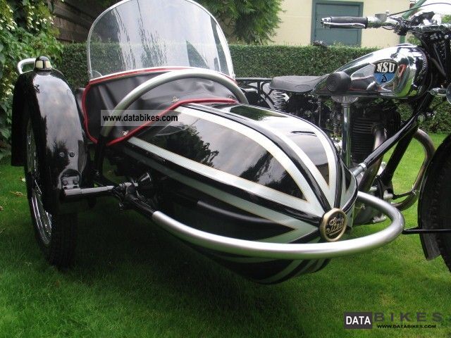 1937 NSU  501 OSL Motorcycle Combination/Sidecar photo