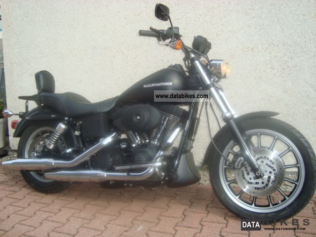 2001 Harley Davidson  Dyna T Sport Matt Black Motorcycle Chopper/Cruiser photo