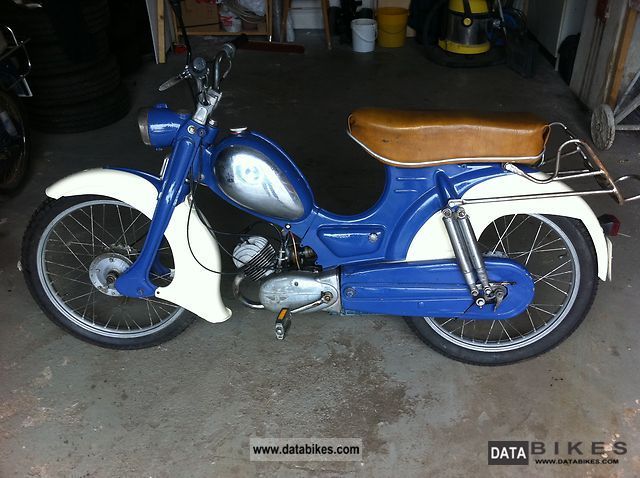 1950 Zundapp  Zündapp Super Combinette Motorcycle Motor-assisted Bicycle/Small Moped photo