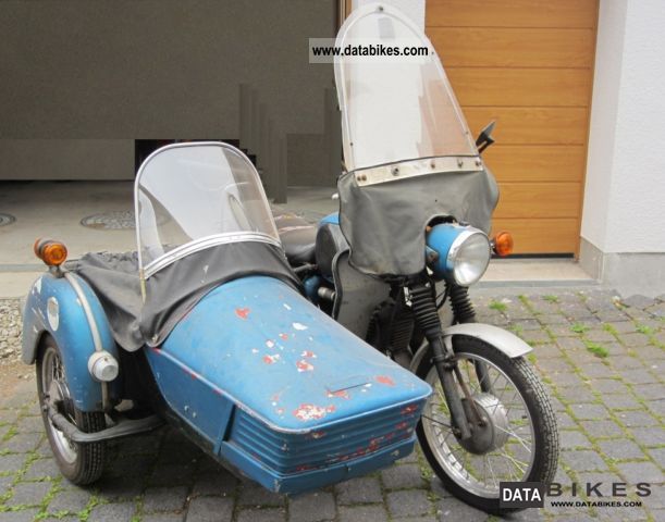 1977 Simson  MZ with sidecar Motorcycle Combination/Sidecar photo