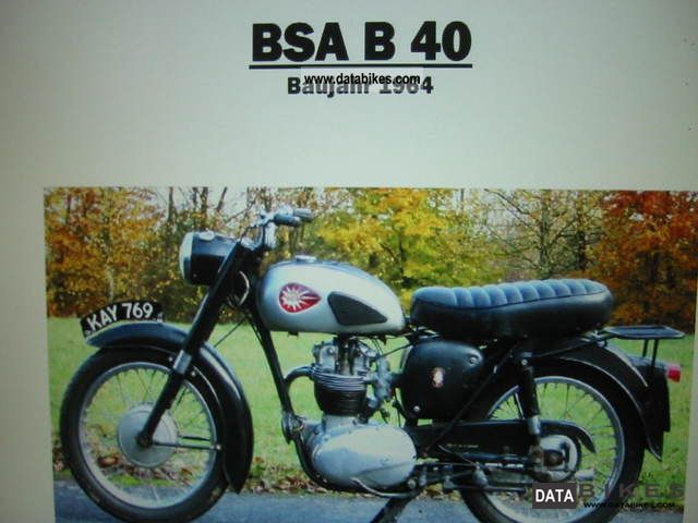 BSA  B40 1964 Vintage, Classic and Old Bikes photo