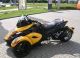 2008 Can Am  RS, SM Roadster 5, traction control, ESP, Yellow Motorcycle Trike photo 1