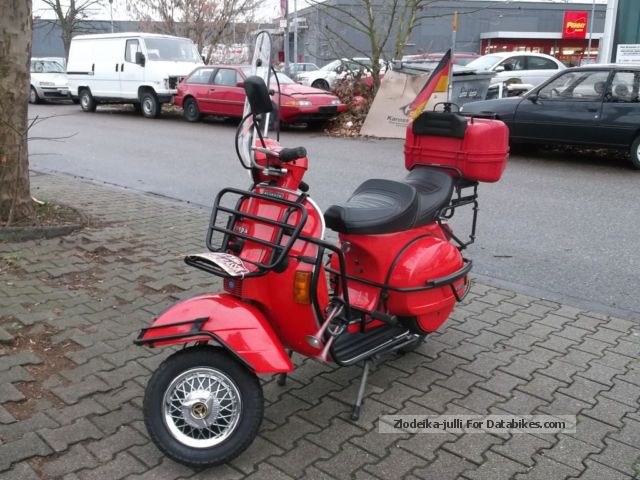 Vespa  PX 125 2 Hand Orig much more accident-free elite-suitcase 1981 Scooter photo