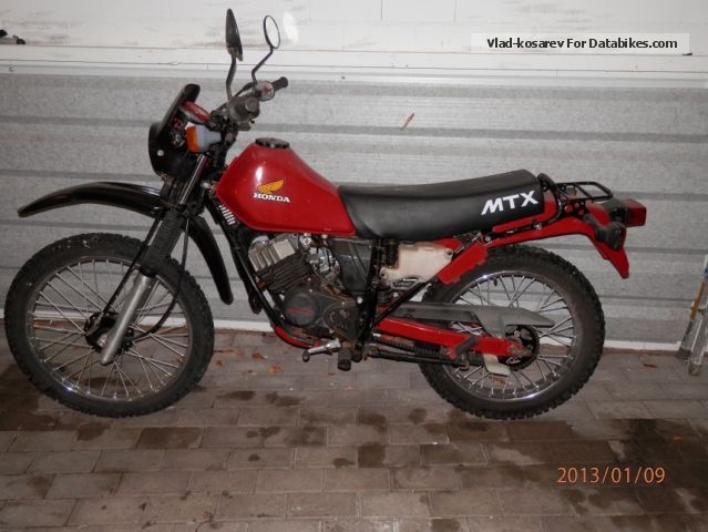 1982 Honda  MTX 80C Motorcycle Motor-assisted Bicycle/Small Moped photo