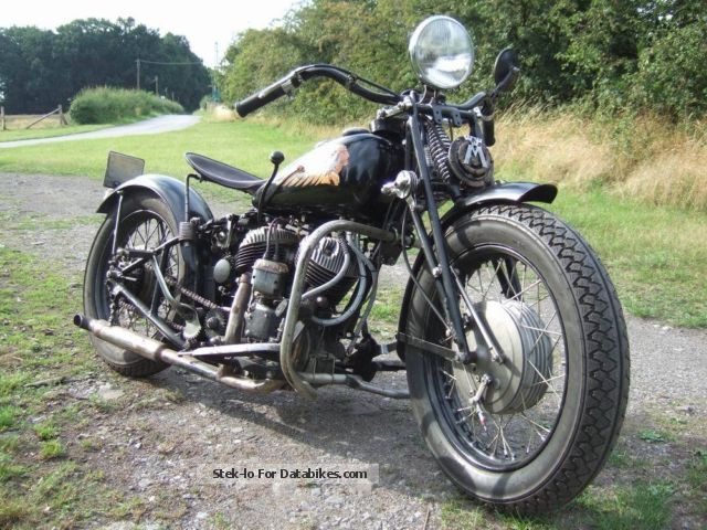 1937 Indian  Sports Scout Motorcycle Motorcycle photo