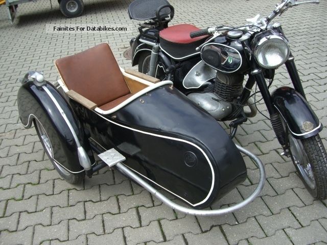 1956 DKW  RT 250 S with sidecar Steib LS 200 Motorcycle Combination/Sidecar photo