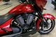 2012 VICTORY  Cross Country Sunset Red Blacked Out Motorcycle Chopper/Cruiser photo 5