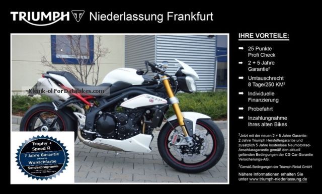 2014 Triumph  Speed ​​Triple R ABS with 7 years guarantee * Motorcycle Sports/Super Sports Bike photo