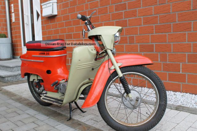 1967 Jawa  Scooter 50/20 vintage 1967 Motorcycle Motor-assisted Bicycle/Small Moped photo