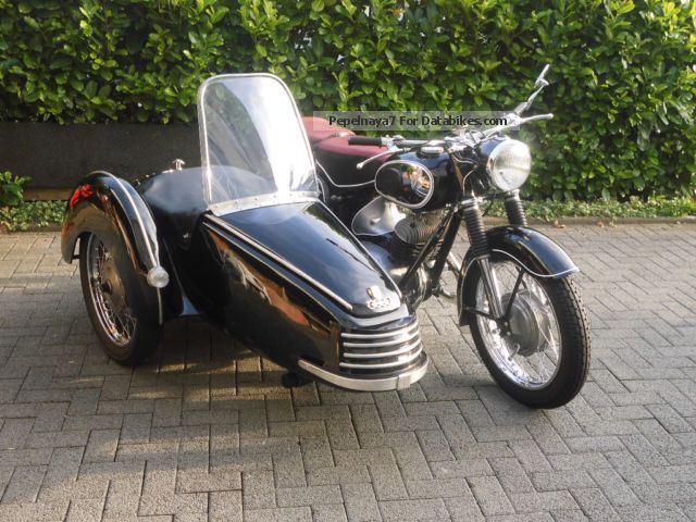 1956 DKW  RT 350 Motorcycle Combination/Sidecar photo